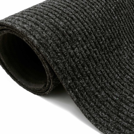 Çizgili Çelik Halı Antrasit 100 cm - 200 cm